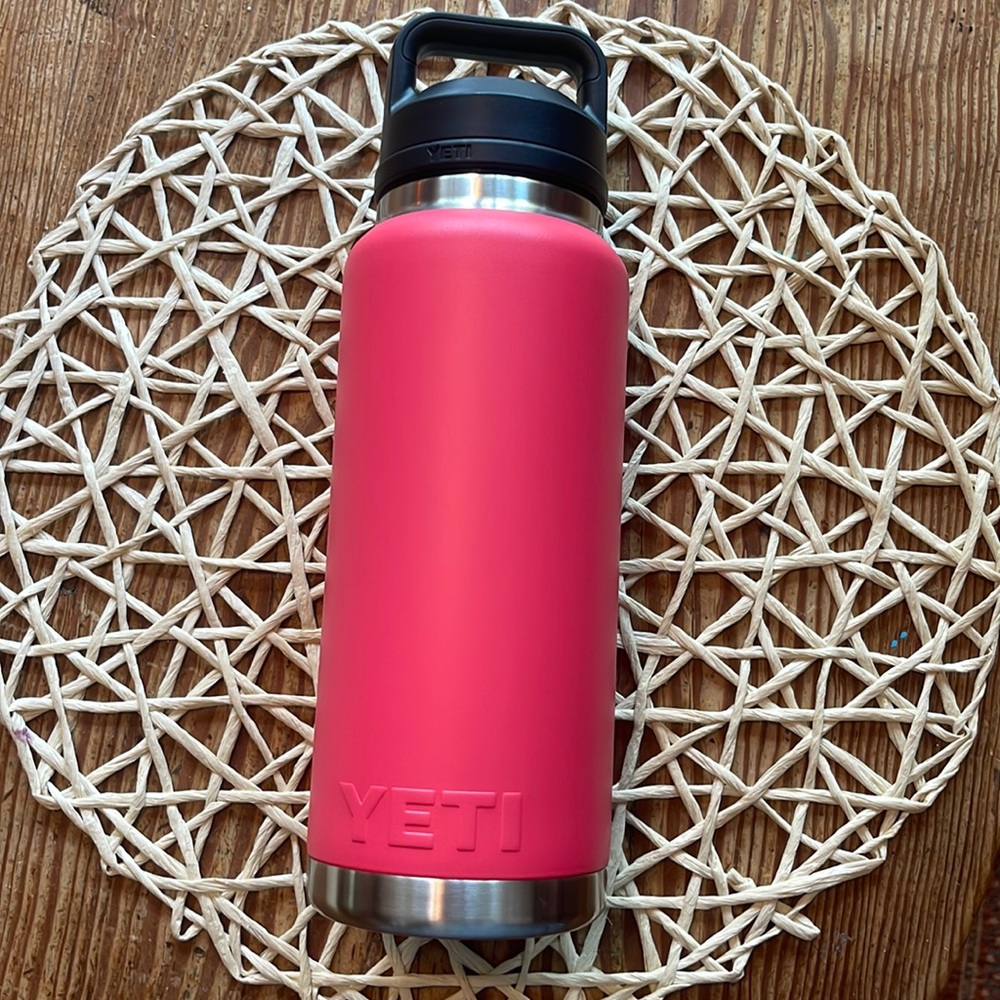 Pink yeti 36 oz rambler